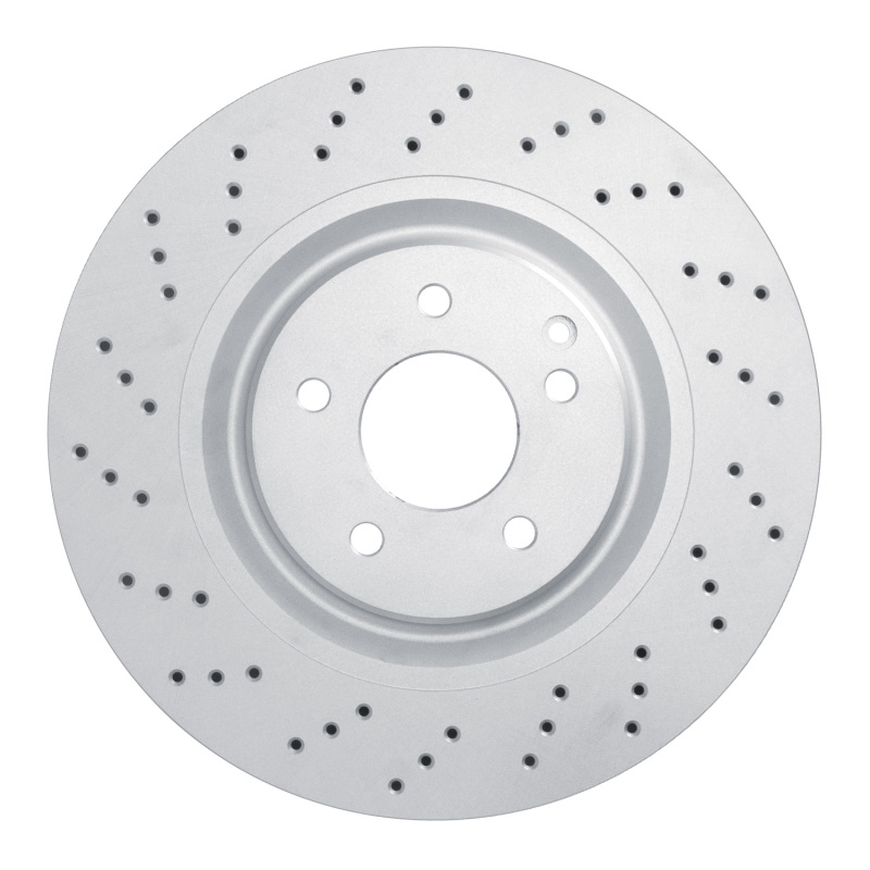 Mercedes-Benz CLK55 AMG Brake Rotor (1) - Front - R1 Concepts - GEOSPEC Coated Rotor - Drilled - `03-`07 Mercedes-Benz CLK55 AMG Brake Rotor (1) - Front - R1 Concepts - GEOSPEC Coated Rotor - Drilled - `03-`07
